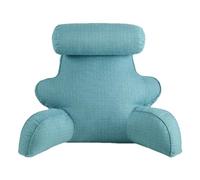 Oreiller De Lecture Avec Accoudoirs, Repose-Lit Coussin De Lecture, Repose-Poignet Ergonomique - Lit Long Coussin, Dossier Assis, Avec Repose-poignet, Appui-tête, Fermeture Éclair Invisible pour le