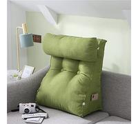 HEATHE Oreiller de Lecture Coussin de Lecture Traversin de Canapé Dossier Triangulaire Lombaire Coussins Cale Dos Oreiller pour Lire se détendre ou Travailler au lit