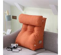 HEATHE Oreiller de Lecture Coussin de Lecture Traversin de Canapé Dossier Triangulaire Lombaire Coussins Cale Dos Oreiller pour Lire se détendre ou Travailler au lit