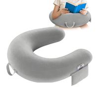 Oreiller de Lecture | Coussin Ergonomique en Forme De U pour Genoux Et Jeux | Coussin Portable Maison Bureau Sol Tissage Canapé Création Jeux