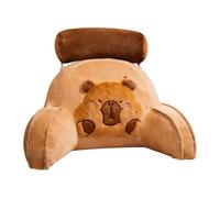 Oreiller De Lecture De Lit - Coussin De Dossier, Coussin De Salon Design Capybara, Oreillers De Dossier Mignons Avec Bras Pour Adulte, Support De Cou En Bois, Canapé Pour Dormir Assis, Regarder La Tél
