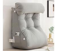 Oreiller de Lecture de lit, Coussin de lecture, coussin de soutien lombaire, coussin de soutien du dos, coussin de lecture pour le dos, coussin de lit, parfait pour s'asseoir au lit, lire, se détendr