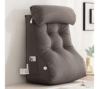 Oreiller De Lecture pour Canapé,Coussin De Lecture,Coussin de Dossier,Coussin Lombaire,Coussin Multifonction,Idéal comme Dossier pour Les Livres ou Les Jeux