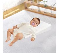 Oreiller De Lit À Mémoire De Forme Pour Bébé, Mousse À Mémoire De Forme, Confortable, Doux, Anti-Reflux, Coussin De Position De Sommeil, Tapis En Coton Pour Soins Du Sommeil