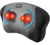 Oreiller De Massage,Coussin De Massage Shiatsu À Pétrissage Profond Tout Usage Avec Chaleur Apaisante,Relâchement Des N?Uds Serrés Relâchement Des Tensions Musculaires,Compact + Portable