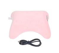 Oreiller de massage de masseur arrière Shiatsu Electric Shiatsu avec massage vibrant de pétrissage en profondeur de chaleur pour la flanelle de maison de voiture de bureau (Rose)