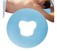Oreiller de massage en silicone, coussin ergonomique en gel pour la tête, appareil de massage spa en silicone, coussin pour le visage pour table de massage, coussin pour le visage en gel pour appareil