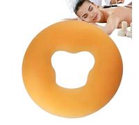 Oreiller de massage en silicone pour salon de beauté - Repose-visage de forme ronde | Coussin de spa sans, coussin de table doux pour cliniques de beauté et massothérapie, support de tête