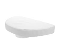 Oreiller de Massage Lit, Appuie Tête de Table de Massage Blanc | PU Cuir, Mousse de Soutien, Design Anti Affaissement, Usage Salon Beauté, Accessoire Spa Réutilisable