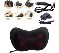 Oreiller De Massage Multifonction Pour La Maison, Pour La Tête, Les Cervicales, Les Épaules, Le Dos, Le Cou, Chauffage, Pétrissage, Thérapie À Infrarouge, Prise Ue