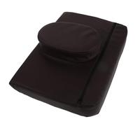 Oreiller de Massage pour Lit, Soutien Ergonomique Visage, PU Marron | Table de Massage, Centres de Bien-être, Médecine Traditionnelle, Forme Face Bas, Mousse Douce