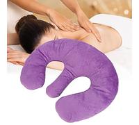Oreiller de Massage SPA Oreiller de Poitrine Oreiller de Poitrine Doux Coussin de Soutien de Poitrine de Salon de Beauté Coussin D'appui-tête Coussin de Massage Oreiller de Poitrine pour les(violet)
