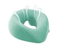 Oreiller De Massage Visage Le Bas, Support Tête Ergonomique et Aéré, Coussin Visage pour Dormir sur le Ventre, Convient au Perçage d'Oreille Récupération BBL Sieste Bureau