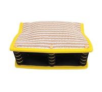 Oreiller de Morsure en Jute pour Chiens avec 3 Poignées Renforcées pour Entraînement Interactif, Jeux de Guerre, Exercice Canin pour Maîtres et Dresseurs, Séances de Dressage, Activités Extérieures