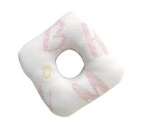 Oreiller de piercing d'oreille en mousse à mémoire de forme en forme de beignet, coussin de protection d'oreille portable pour le sommeil, le fitness et les voyages, tissu doux en soie de lait, 28 x