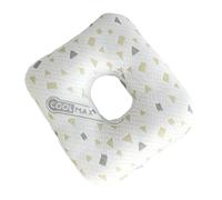 Oreiller de piercing d'oreille en mousse à mémoire de forme en forme de beignet, coussin de protection d'oreille portable pour le sommeil, le fitness et les voyages, tissu doux en soie de lait, 28 x