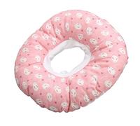 Oreiller de piercing d'oreille mignon et doux en coton pour femme pour la maison (rose)