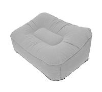 Oreiller de Repos de Jambe d'avion, Oreiller de Jambe de Gonflage Rapide Doux pour des Enfants pour le Bureau