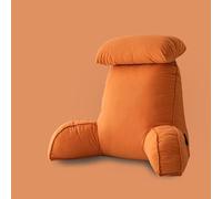 Oreiller De Repos De Lit De Lecture De Qualité Supérieure avec Support De Poignet, Coussin De Salon De Dossier, Coussin De Soutien De Cou Amovible, Oreiller, F, 75×40×50CM-Without Headrest