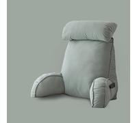 Oreiller De Repos De Lit De Lecture De Qualité Supérieure avec Support De Poignet, Coussin De Salon De Dossier, Coussin De Soutien De Cou Amovible, Oreiller, C, 75×40×55CM-with Headrest