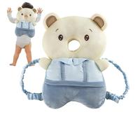 Oreiller de sécurité pour enfant - 198,1 x 3,5 cm - Protection de tête réglable, motif animal de dessin animé avec rembourrage respirant confortable | Protection pour ramper, marcher, salle de jeux