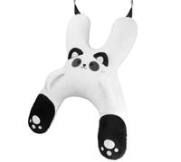 Oreiller de siège de voiture pour enfants, oreiller voiture en forme H pour enfants, Panda dessin animé