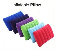 Oreiller de sieste "gonflable" très confortable avec design de lettres en PVC floqué - Parfait pour les voyages et le camping, matelas de couchage autogonflant rectangulaire, excellent cadeau recomman