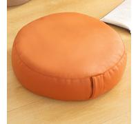 Oreiller De Sol De Méditation, Coussins De Sol Ronds Avec Poignées, Coussin D'assise En Tatami Pour La Méditation Sur Le Balcon De La Chambre à(Size:(Dia)x(H) 40 x16cm/15.74"x6.3" (appr),Color:Orange)