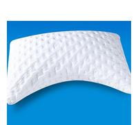 Oreiller de sommeil latéral rafraîchissant pour soulager les douleurs du cou et des épaules - Oreiller de lit réglable en mousse à mémoire de forme pour dormir - Housse de coussin en peluche lavable