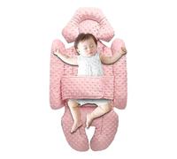 Oreiller de soutien corporel pour enfant, soutien de la tête et du corps | Coussin de poussette pour jeune enfant pour poussettes, balançoire Rose