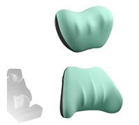 Oreiller de Soutien Voiture, Oreiller de Soutien Lombaire Polyvalent pour Coussin de Chaise de Bureau, Coussin de SièGe D'Auto, Oreiller de Dossier, BandoulièRe RéGlable