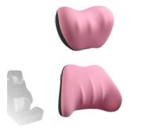 Oreiller de Soutien Voiture, Oreiller de Soutien Lombaire Polyvalent pour Coussin de Chaise de Bureau, Coussin de SièGe D'Auto, Oreiller de Dossier, BandoulièRe RéGlable