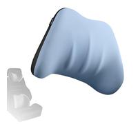 Oreiller de Soutien Voiture, Oreiller de Soutien Lombaire Polyvalent pour Coussin de Chaise de Bureau, Coussin de SièGe D'Auto, Oreiller de Dossier, BandoulièRe RéGlable