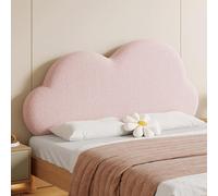 Oreiller De Tête De Lit Coin Mignon Protection Anti-Collision Tête De Lit | Dossier En Forme De Nuage,Coussin De Canapé-Lit Lit De Chevet, Soutien Lombaire Rembourré,Rose,Paste 71"/Cal King