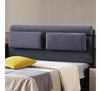 Oreiller de tête de lit rectangulaire réglable avec Dossier rembourré Support de Lecture Coussin Lombaire Appui-tête pour lit de Jour ou lit superposé Housse Amovible Largeur 78 7 Pouces (200 cm