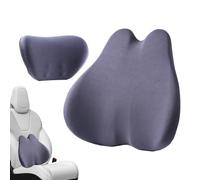 Oreiller de Tête et Soutien Lombaire pour Voiture,Accessoires de Siège Automobile | Coussin Cervical pour Véhicule,pour Camions, Berlines, VUS, Conducteurs, Conduite Urbaine, Trajets Quotidiens,