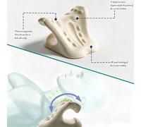 Oreiller de traction du cou, oreiller de relaxation cervicale à sensation de nuage, support de cou pour le sommeil, mousse à mémoire de forme à rebond lent, coussin de support du cou, correction de la
