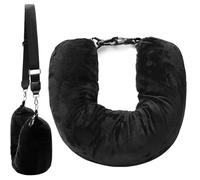 Oreiller de Voyage a Remplir de Vetement, Oreiller De Voyage Rembourré, Oreiller de Voyage en Forme de U, Oreiller Cervical Remplissable, Coussin de Voyage Avion Portable Multifonction, pour Avion