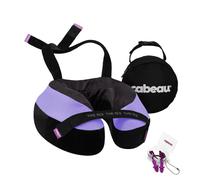Oreiller de voyage en mousse à mémoire de forme Cabeau The Neck's Evolution TNE S3 - Oreiller cervical avec sangles de fixation - Support à 360 d