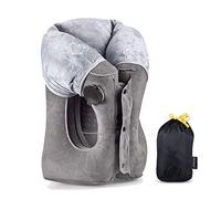 Oreiller de Voyage supportant la tête - oreillers gonflables Multifonctions de Voyage pour Dormir sur Le Bureau de Bus de Train de Avion