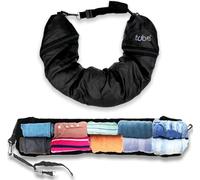 Oreiller de voyage tubulaire - bagage à main - Rangez vos vêtements dans ce coussin de nuque et économisez sur le bagage à main, noir, Tube