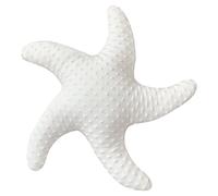 Oreiller décoratif en marbre Empire étoiles de mer Blanches sur Le thème de la Plage, Linge de lit océan Doux décoration côtière pour la Maison, Peluche Mignonne en Forme d'étoile pour canapé
