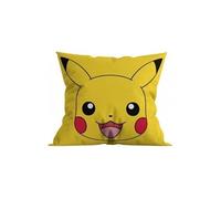 Oreiller décoratif - HALANTEX - Pokémon - 40x40 cm - 100% polyester - Jaune