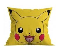 Oreiller décoratif - HALANTEX - Pokémon - 40x40 cm - 100% polyester - Jaune