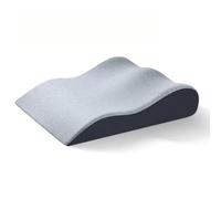 Oreiller d'élévation des jambes, oreiller compensé pour mieux dormir, aide à la récupération, oreiller de repos des jambes pour soulager les douleurs du dos, des hanches et des genoux,Grey