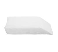 Oreiller d'élévation des jambes, Support de levage, doux et confortable, Portable, pour la maison, les voyages et le bureau (Blanche)