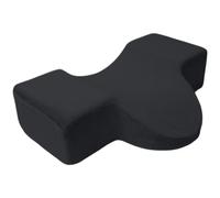 Oreiller délicat en mousse à mémoire de forme en flanelle pour techniciens de cils pour un meilleur soutien du cou pendant la greffe