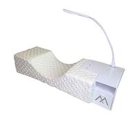 Oreiller d'extension de cils en forme de U avec lumière LED, kit d'extension de cil, outil de maquillage ergonomique alimenté par USB pour salon de beauté Home