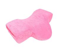 Oreiller d'extension de Fouet, Oreiller de Cou pour les Extensions Cils et façonné pour le Salon beauté (Rose rouge)