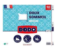Oreiller - DODO - DOUX SOMMEIL - 50 x 70 cm - Blanc